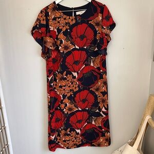 LOFT floral dress Size 8